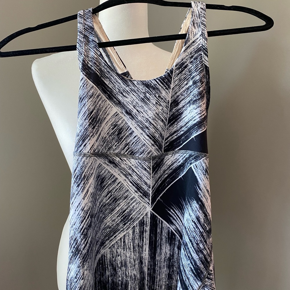Patterned lulu lemon racerback tank